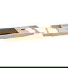 Mexen Bamboo polička na vaňu 70-100 cm, prírodný bambus - 701270-00