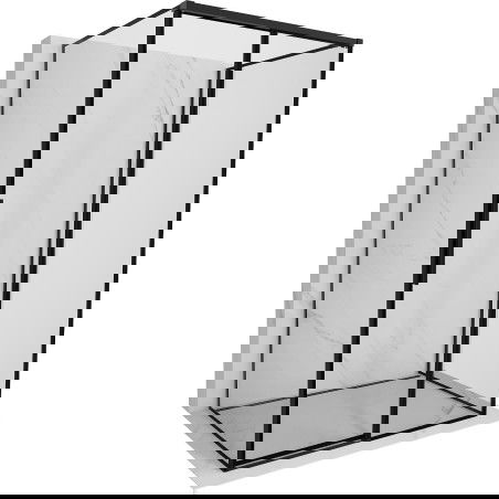 Mexen Rox-3S sprchová kabína 3-stenná posuvná pravá 90 x 85 cm, čierny rám, čierna - 8C2-090-085-70-70-3S-P