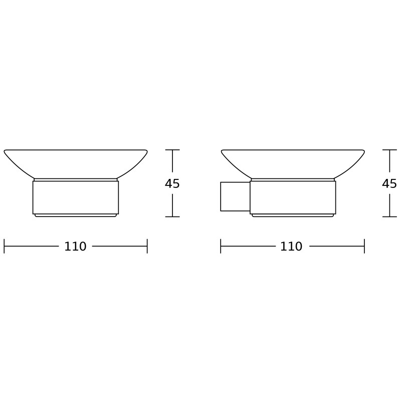 Mexen Adox mydelnička, zlatá - 7018239-50