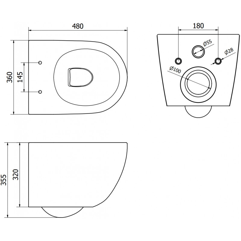Mexen Lena WC misa Rimless so sedadlom s pomalým sklápaním slim, duroplast, čierna matná/zlatý vzor mriežky - 30224079