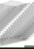 Mexen Lunar sprchový kút s otváracími dverami vpravo 70 x 90 cm, transparentný, brúsený nikel - 834-070-090-97-00-P