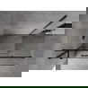 Mexen Mist H T sprchová kabína výklopná ľavá 115 x 70 cm, transparentná, čierna - 8A5T-115-070-70-00-L