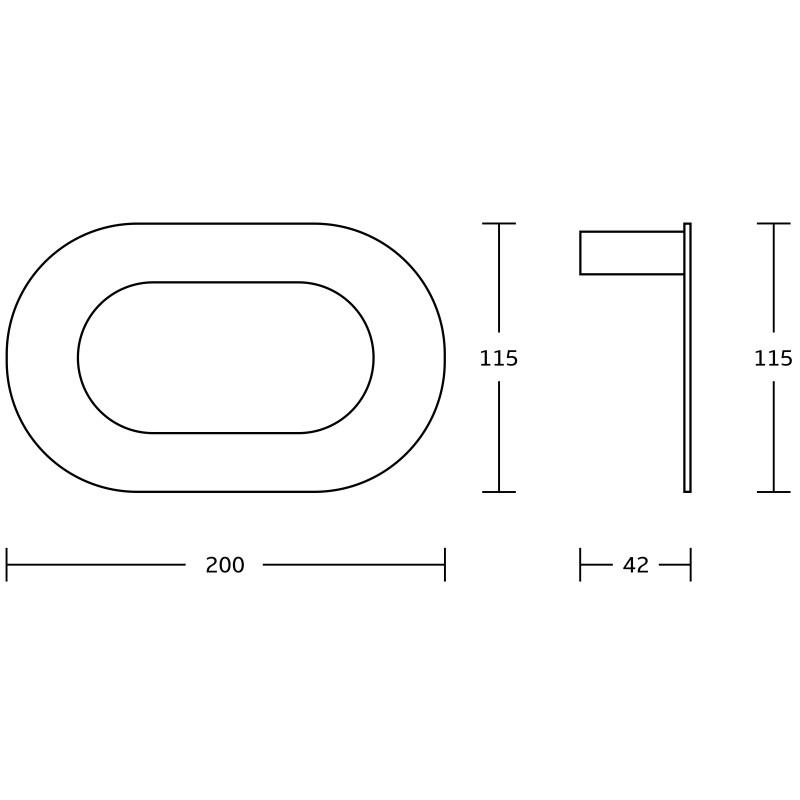 Mexen Adox vešiak na uterák, čierny - 7018232-70