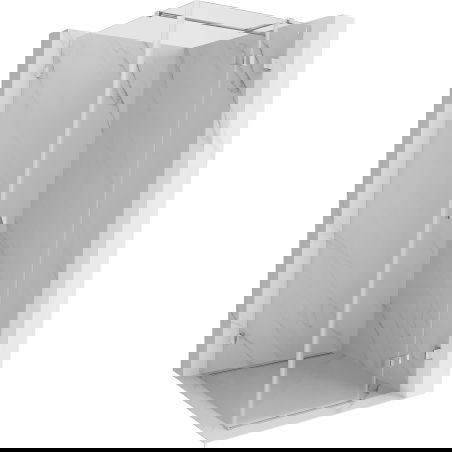 Mexen Lunar T sprchovací kút s výklopnými dvierkami vpravo 70 x 70 cm, transparentný, chróm - 834T-070-070-01-00-P