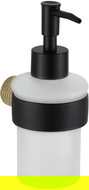 Mexen Base dávkovač na mydlo, čierny/zlatý - 70882388-57