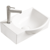 Mexen Mista pravo-nadstolový umývadlo 40 x 28 cm, biela - 22174000R