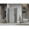 Mexen Lima Duo skladací sprchovací kút 90 x 80 cm, transparentný, chróm - 856-090-080-02-00
