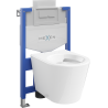 Mexen podomietkový WC systém Felix XS-U s WC misou Rico, biela- 6853372XX00