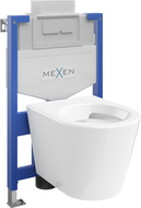 Mexen Rico Podomietková WC súprava Fenix XS-U s WC misou, biely lesk - 6853372XX00
