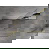 Mexen Mist H T sprchovací kút ľavý 85 x 75 cm, transparentný, zlatý kartáčovaný - 8A5T-085-075-55-00-L