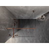 Mexen Lunar T sprchová kabína otočná ľavá 90 x 90 cm, transparentná, ružové zlato - 834T-090-090-60-00-L