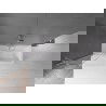 Mexen Velar 2-krídlové posuvné vaňové zásteny 95 x 150 cm, transparentné, brúsený nikel - 896-095-000-01-97