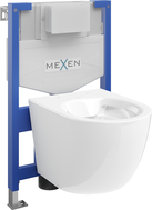 Mexen Lena súprava na zabudovanie WC rám Fenix XS-F s WC misou, biely lesk - 6803322XX00