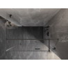 Mexen Lunar T sprchová kabína otvárateľná pravá 75 x 120 cm, transparentná, brúsená šedá - 834T-075-120-66-00-P