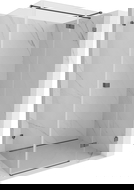 Mexen Lunar T sprchová kabína otváracia pravá 90 x 80 cm, transparentná, gun gray brúsená - 834T-090-080-66-00-P