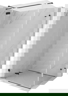 Mexen Lunar T sprchová kabína sklopná ľavá 70 x 90 cm, priehľadná, čierna - 834T-070-090-70-00-L