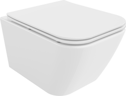 Mexen Madox WC misa Rimless s doskou s pomalým zatváraním slim, duroplast, biela lesklá - 30154000