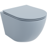 Mexen Lena WC misa Rimless s pomaly klesajúcim sedákom slim, duroplast, sivá-modrá matná - 30224069