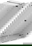 Mexen Lunar T sprchová kabína s otváravými dverami pravá 85 x 100 cm, transparentná, čierna - 834T-085-100-70-00-P