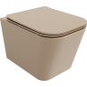 Mexen Teo WC misa Rimless so sedadlom s voľným pádom slim, duroplast, cappuccino mat - 30854064