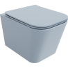 Mexen Teo miska wc Rimless s doskou s pomalým zatváraním slim, duroplast, sivá-modrá matná - 30854069