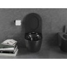 Mexen Lena wc misa Rimless, čierna matná - 3322XX85