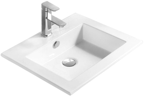 Mexen Salma umývadlo zapustené do dosky 54 x 47 cm, biele - 25395400