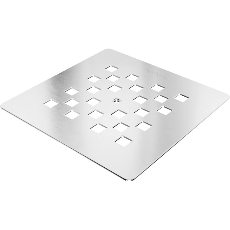 Mexen Stone+ kryt na sprchovú vaničku, inox - 44910001