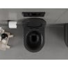 Mexen Carmen WC misa Rimless so sedadlom s tichým zatváraním slim, duroplast, čierna matná - 30880185