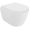 Mexen Carmen wc misa Rimless s pomalým zatváraním tvrdá, duroplast, biela lesklá - 30880200
