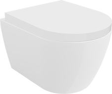 Mexen Carmen wc misa Rimless s pomalým zatváraním tvrdá, duroplast, biela lesklá - 30880200