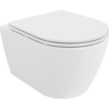 Mexen Carmen WC misa Rimless s pomaly padajúcim doskou slim, duroplast, biely lesk - 30880300