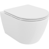 Mexen Carmen WC misa Rimless s pomaly zatvárajúcim sa slim sedadlom, duroplast, lesklá biela - 30880300