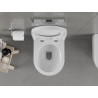Mexen Carmen wc misa Rimless s pomalým zatváraním tvrdá, duroplast, biela lesklá - 30880200