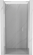Mexen Exo-F skladacie sprchové dvere 120 cm, transparentné, chróm - 816-120-000-01-00