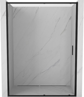 Mexen Exo-S posuvné sprchové dvere 180 cm, transparentné, čierne - 8151-180-000-70-00