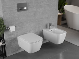 Mexen Margo WC misa Rimless s pomaly padajúcim sedátkom, duroplast, biela - 30420900