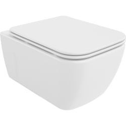 Mexen Margo WC misa Rimless s pomaly padajúcim sedátkom, duroplast, biela - 30420900