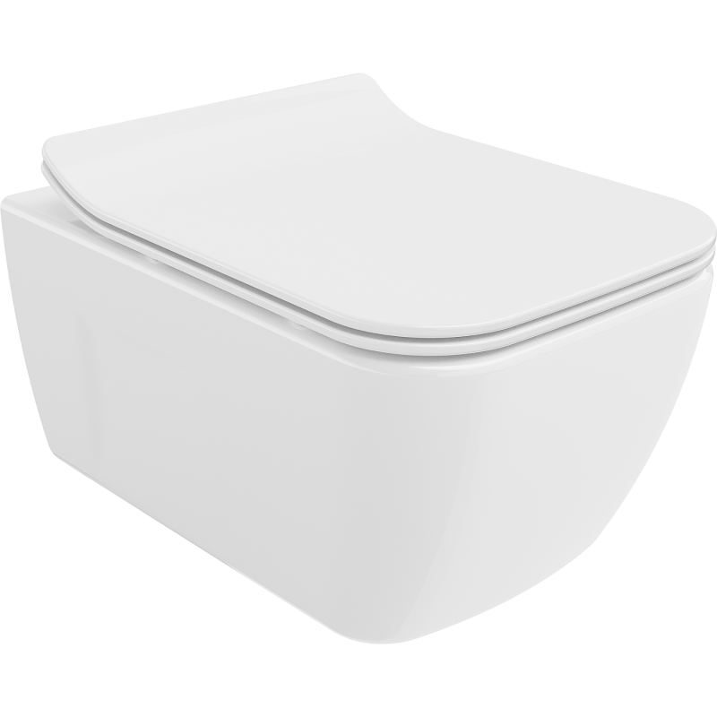 Mexen Margo WC misa Rimless s pomaly padajúcim sedátkom, duroplast, biela - 30420800