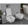 Mexen Margo WC misa Rimless s pomaly zatvárajúcim slim sedadlom, duroplast, lesklá biela - 30420800