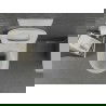 Mexen Lena WC misa Rimless s pomaly padajúcim sedátkom, duroplast, biela/Zlatá vzor rybích šupín - 30224008