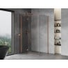 Mexen Mist H T sprchový kút otočný ľavý 95 x 90 cm, transparentný, brúsená meď - 8A5T-095-090-65-00-L