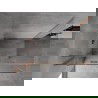 Mexen Mist H T sprchový kút pántový ľavý 80 x 100 cm, transparentný, brúsená meď - 8A5T-080-100-65-00-L