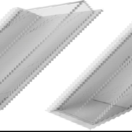 Mexen Exo sprchová kabína skladacia 70 x 120 cm, priehľadná, chróm - 814-070-120-01-00