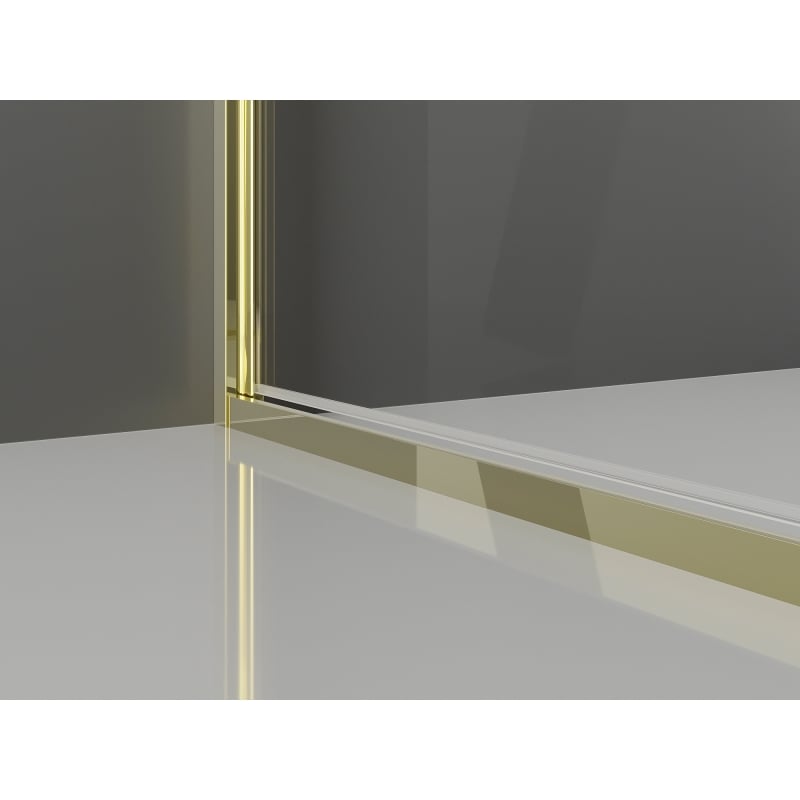 Mexen Exo-B Duo sklopná sprchová kabína 110 x 110 cm, priehľadná, zlatá - 814-110-110-50-00