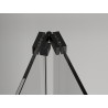 Mexen Exo-F skladacia sprchová kabína 110 x 80 cm, transparentná, čierna - 816-110-080-70-00