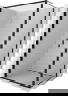 Mexen Exo skladacia sprchová kabína 110 x 80 cm, priehľadná, čierna - 816-110-080-70-00