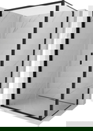 Mexen Exo skladacia sprchová kabína 110 x 90 cm, transparentná, čierna - 816-110-090-70-00