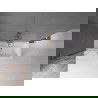 Mexen Velar L vaňová zástena 2-dielna posuvná 70 x 150 cm, transparentná, ružové zlato - 896-070-003-01-60