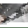 Mexen Velar L vaňová zástena 2-krídlová posuvná 80 x 150 cm, transparentná, biela - 896-080-003-01-20
